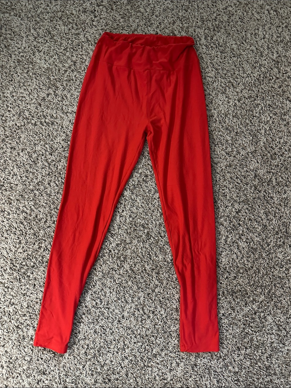 LuLaRoe Bright Red Womens Leggings (MRO)